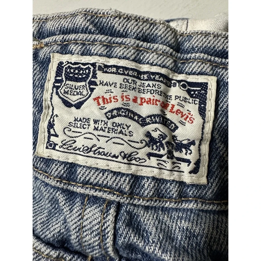 Levi's Gold Tab Two Horse Brand Blue Jeans Denim Mens Size 38x32 Vintage 80s EUC